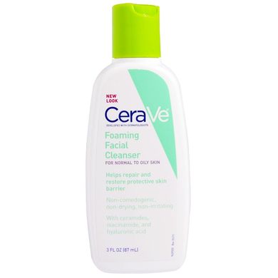 CeraVe Foaming Facial Cleanser гель для вмивання нормальної і жирної шкіри