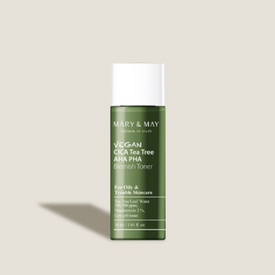 Mary&May Vegan CICA Tea Tree AHA PHA Toner &ndash; тонер для жирної та комбі шкіри