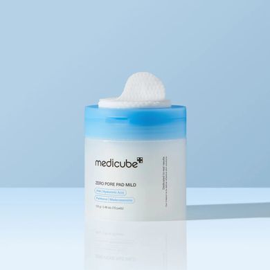Medicube Zero Pore Pad Mild &ndash; пілінг-педи с глюконолактоном та мадекасосидом для чутливої шкіри