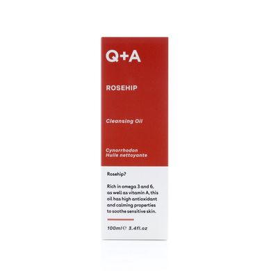 Q+A Rosehip Cleansing Oil — гідрофільна олійка з шипшиною
