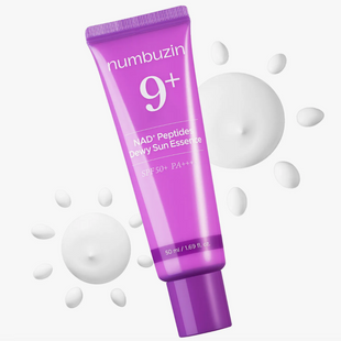Numbuzin No.9 NAD+ 9 Peptides Dewy Sun Essence &ndash; сонцезахисний крем SPF50+ PA++++