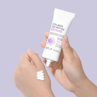 APLB Collagen EGF Peptide Sunscreen SPF50+ PA++++ &ndash; сонцезахисний крем з колагеном, EGF та пептидами