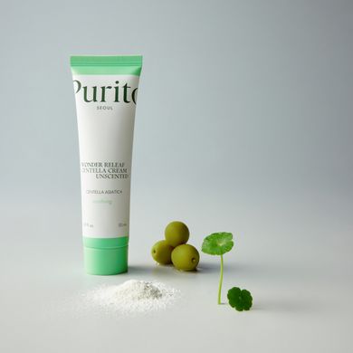 Purito SEOUL Wonder Releaf Centella Cream Unscented – крем для чутливої шкіри з центеллою без ефірних олій