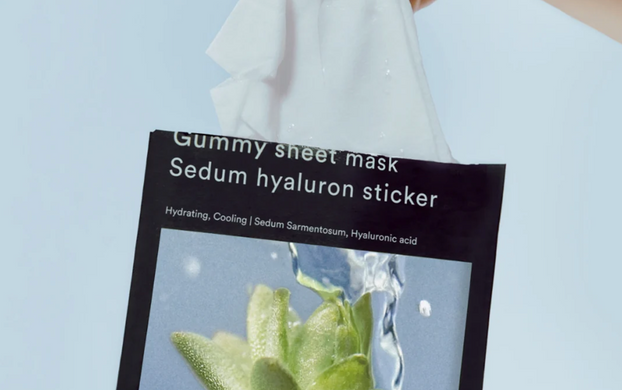 Abib Gummy Sheet Mask Sedum Hyaluron Sticker &ndash; зволожуюча маска для обличчя