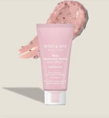 Mary&May Rose Hyaluronic Hydra Wash off Pack – глиняна маска з трояндою