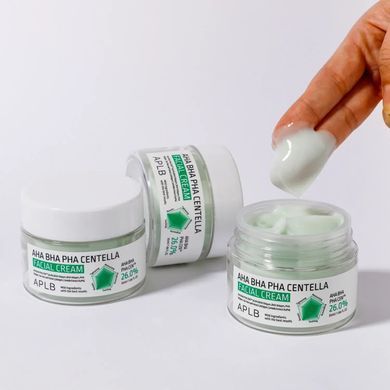 APLB AHA BHA PHA Centella Facial Cream &ndash; крем для проблемної шкіри з AHA, BHA, PHA та центелою азіатською