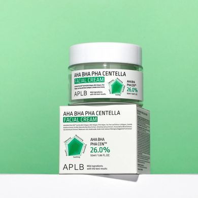 APLB AHA BHA PHA Centella Facial Cream &ndash; крем для проблемної шкіри з AHA, BHA, PHA та центелою азіатською