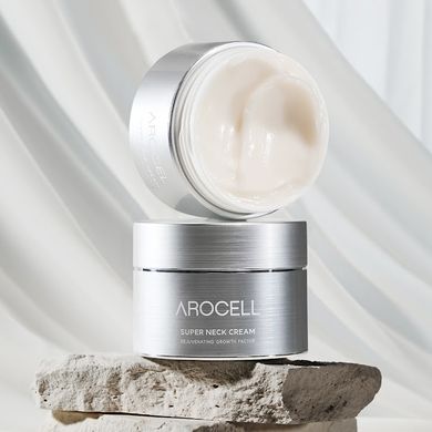 Arocell Super Neck Cream – регенеруючий антивіковий крем для шиї з полінуклеотидами та ізофлавонами 80 г