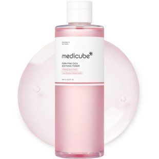 Medicube PDRN Pink Cica Soothing Toner &ndash; заспокійливий тонер з полінуклеотидами та центелою