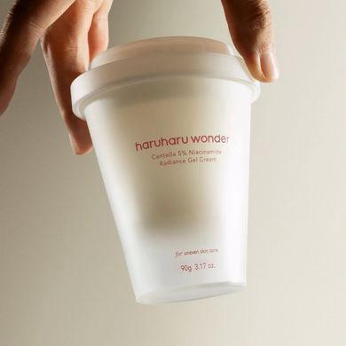 Haruharu Wonder Centella 5% Niacinamide Radiance Gel Cream &ndash; зволожуючий гель-крем з ніацинамідом 5% і центеллою