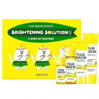 Some By Mi Yuja Niacin 30 Days Brightening Solution 4 - Step Kit — лімітований набір проти пігментації