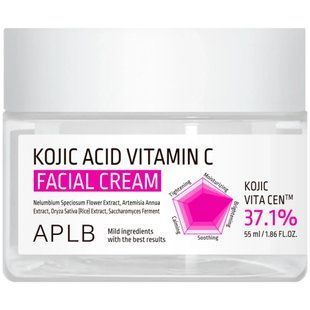 APLB Kojic Acid Vitamin C Facial Cream &ndash; крем для обличчя проти пігментації з койєвою кислотою та вітаміном C
