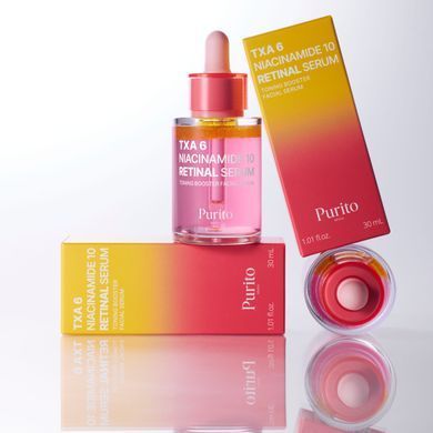 Purito Seoul TXA 6 Niacinamide 10 Retinal Serum &ndash; освітлювальна сироватка з транексамовою кислотою, ніацинамідом та ретиналем
