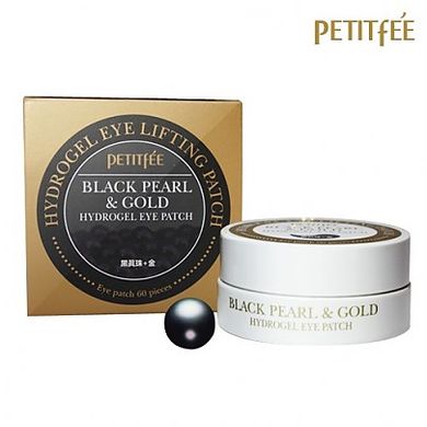 Petitfee Black Pearl& Gold Hydrogel Eye Patch - 60 патчів під очі