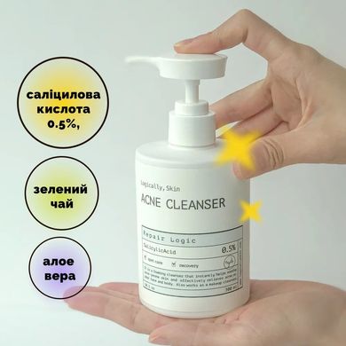 Logically, Skin ACNE Cleanser – очищуючий гель проти акне для обличчя і тіла