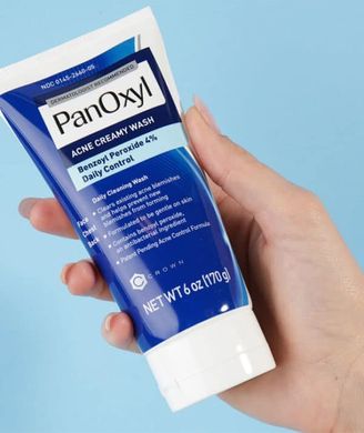 PanOxyl Creamy Acne Wash 4% Benzoyl Peroxide — пінка для вмивання проти акне