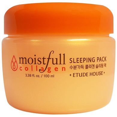 Etude House Moistfull Collagen Sleeping Pack - зволожуюча нічна маска