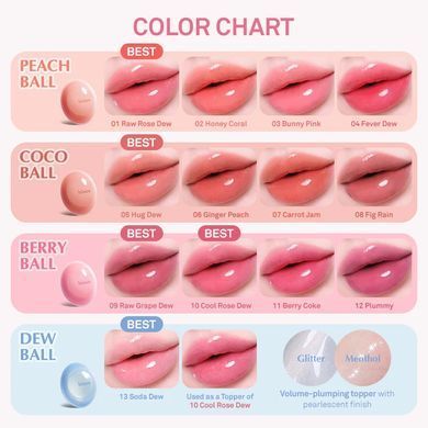 Hince Raw Glow Dewy Ball &ndash; сяючий бальзам для губ і щік