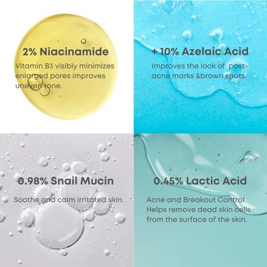 Nine Less A-control 10% Azelaic Acid Serum – сироватка з азелаїновою кислотою 10%