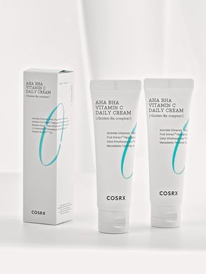Cosrx AHA/BHA Refresh Vitamin C Daily Cream — крем для обличчя з кислотами та вітаміном С