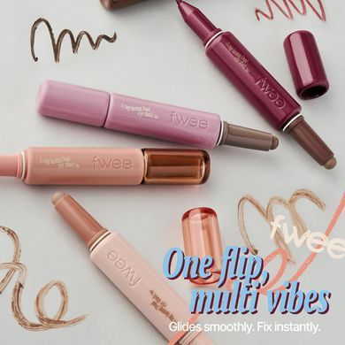 FWEE Long-Lasting Dual Coloring Stick Eye Shadow &ndash; подвійні кремові тіні для повік у стіку