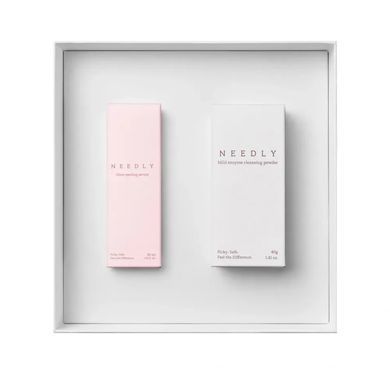 Needly Glowing Duo &ndash; набір для м'якого очищення та освітлення шкіри