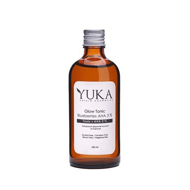 Yuka — тонік з АНА кислотами 3% і чорницею