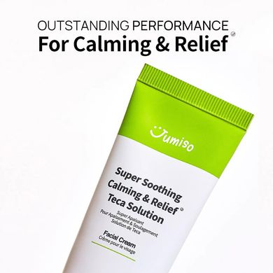 Jumiso Super Soothing Calming & Relief Teca Solution Facial Cream – крем для чутливої шкіри з центеллою