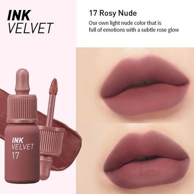 Peripera Ink The Velvet – стійкий вельветовий тінт для губ