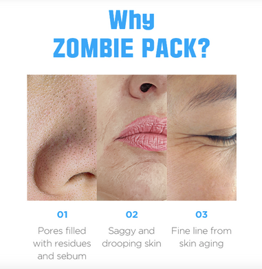 SKIN1004 Zombie Pack Set – набір масок для ліфтингу та звуження пор