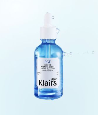 Dear, Klairs EGF Blue AC Calming Serum &ndash; заспокійлива сироватка