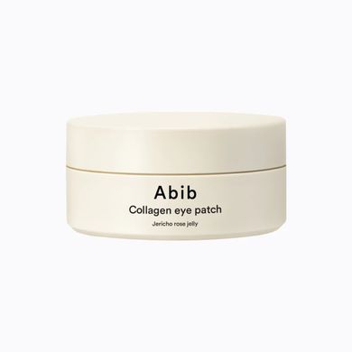 Abib Collagen Eye Patch Jericho Rose Jelly – зволожуючі патчі під очі з колагеном та ієрихонською трояндою
