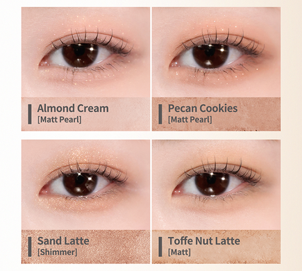 Peach C Seasonal Blending Eyeshadow Palette 05 Nutty Milk &ndash; палетка тіней