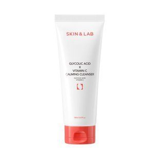 SKIN&LAB Glycolic Acid &times; Vitamin C Calming Cleanser &ndash; заспокійливий гель для очищення з гліколевою кислотою та вітаміном C