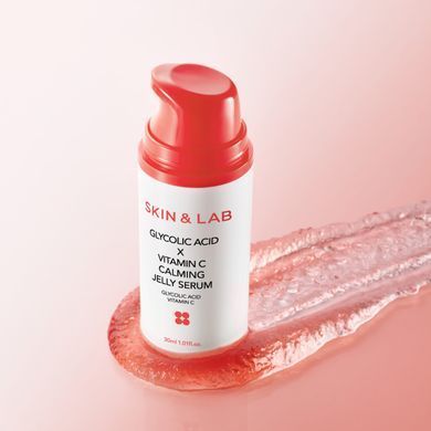 SKIN&LAB Glycolic Acid &times; Vitamin C Calming Jelly Serum &ndash; заспокійлива гелева сироватка з гліколевою кислотою та вітаміном C