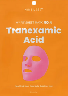 NINE LESS My Fit Sheet Mask No.4 Tranexamic Acid &ndash; освітлювальна тканинна маска з транексамовою кислотою