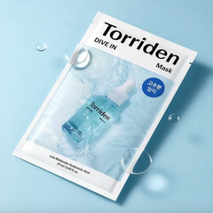 Torriden DIVE-IN Low Molecule Hyaluronic Acid Mask – тканинна маска з гіалуроновою кислотою