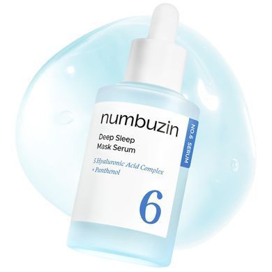 Numbuzin No.6 Deep Sleep Mask Serum &ndash; нічна маска текстурою сироватки