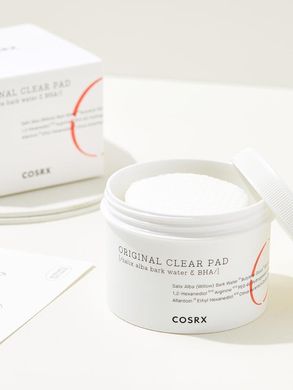 Cosrx One Step Original Clear Pad — пади з BHA кислотами для проблемної шкіри