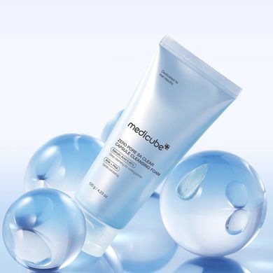 Medicube Zero Pore SA Clear Capsule Cleansing Foam &ndash; очищувальна пінка для вмивання з капсулами для звуження пор