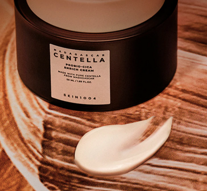 Skin1004 Madagascar Centella Probio-Cica Enrich Cream – зволожуючий крем з центеллою та пробіотиками