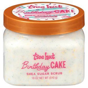 Tree Hut Birthday Cake Sugar Scrub &ndash; цукровий скраб для тіла з ароматом печених пластівців, цукрового печива та свіжої малини