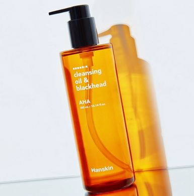 Hanskin Pore Cleansing Oil AHA &ndash; гідрофільна олія для очищення макіяжу з AHA кислотами