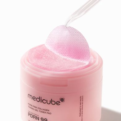 Medicube PDRN Pink Collagen Toning Gel Toner Pad &ndash; тонізуючі гелеві педи з полінуклеотидами та колагеном