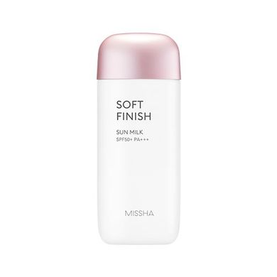 Missha all around safe block soft finish sun milk 70ml SPF 50 - сонцезахисне молочко для обличчя