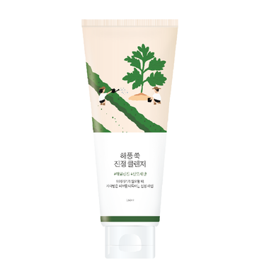 ROUND LAB Mugwort Calming Cleanser &ndash; заспокійлива очищуюча пінка з морським полином