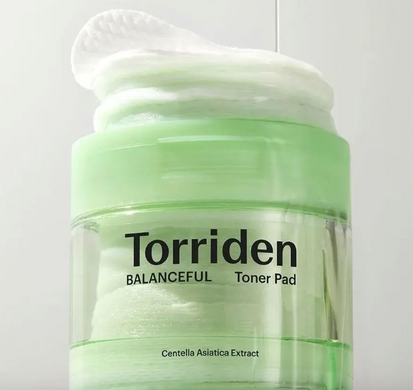 Torriden Balanceful Cica Toner Pad – тонер-пади з центеллою і PHA/LHA кислотами