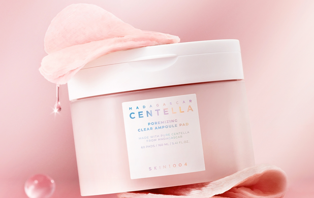 Skin1004 Madagascar Centella Poremizing Clear Ampoule Pad &ndash; педи для звуження пор з центеллою