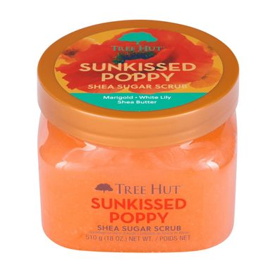 Tree Hut Sunkissed Poppy Sugar Scrub – скраб для тіла з мандариново-квітковим ароматом