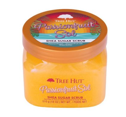 Tree Hut Passionfruit Sugar Scrub – цукровий скраб для тіла з нотами ананаса, водяної лілії та жасмину